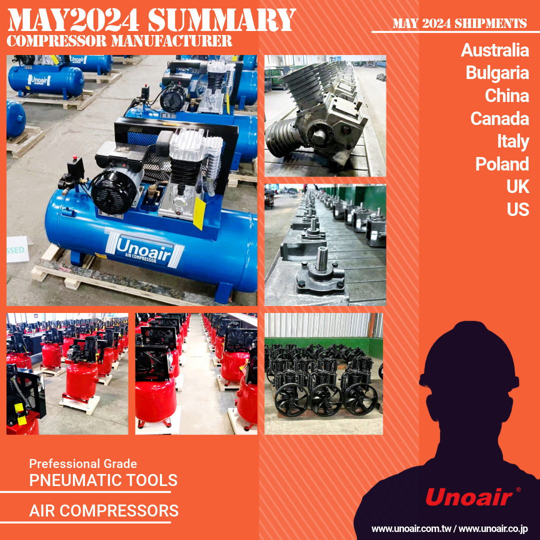 unoair air tool compressor manufacturer may 2024